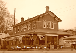 Berwyn, Pennsylvania Train Station R5 Septa Line