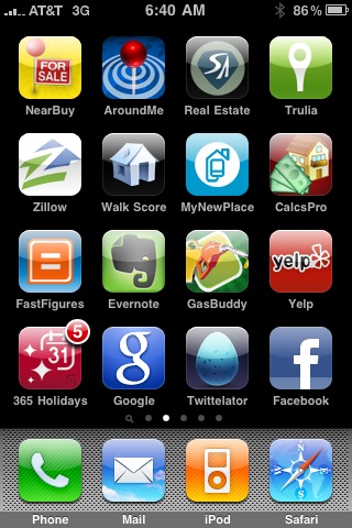 Judy's iPhone Real Estate Apps